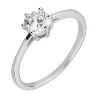 Verlovingsringen Zilver met zirkonia's