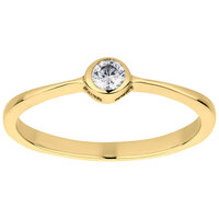 Verlovingsring Edelstaal met PVD